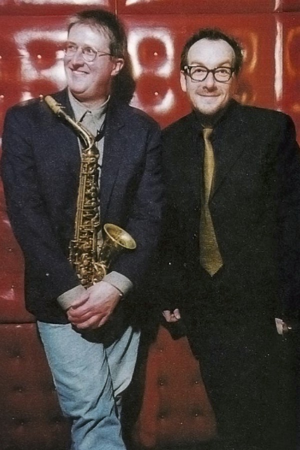 John Harle and Elvis Costello